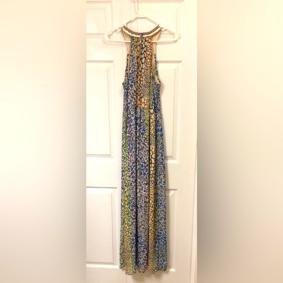 NWOT-Charlie Jade maxi dress w/slit on front left leg, up the knew, size: Medium - Picture 8 of 9